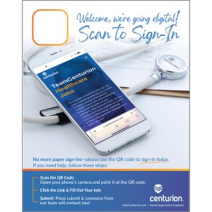 QR Table Top Signage #1