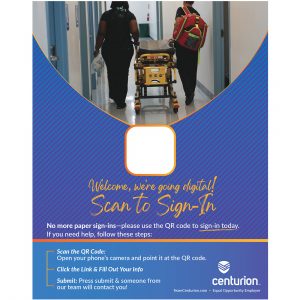 QR Table Top Signage Nursing 2